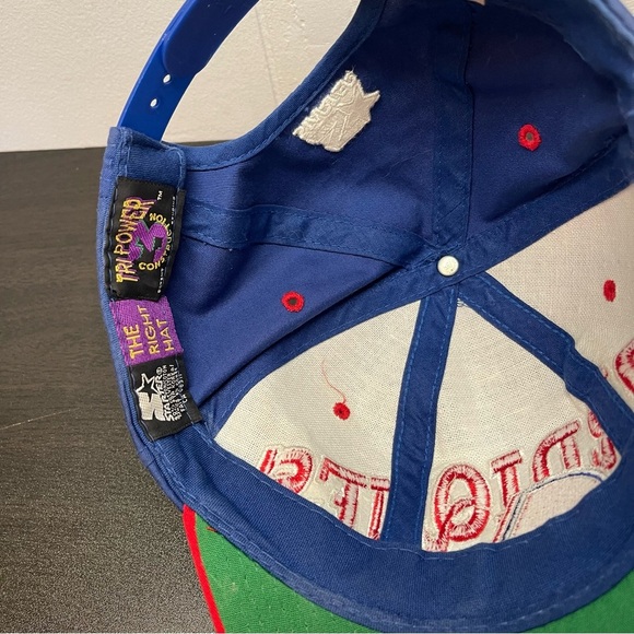 Vintage 90s Starter Quebec Nordiques Official NHL Hockey SnapBack Hat - Picture 12 of 14